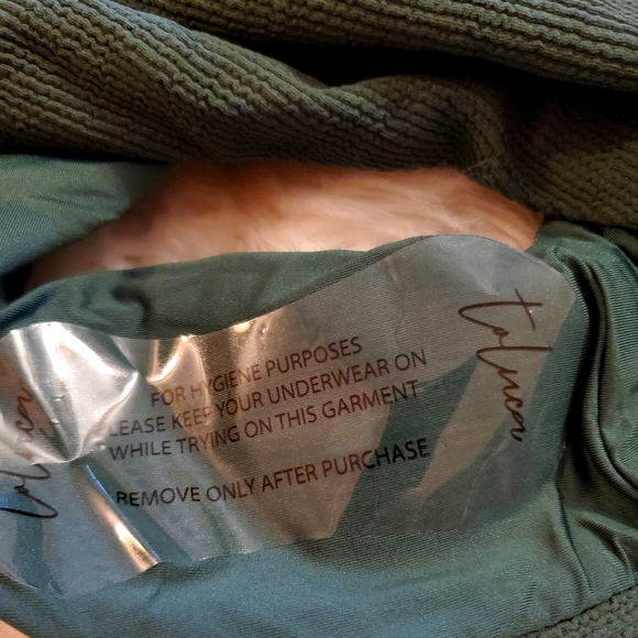 Toluca Swim Artemis Midi Belted one-piece - Palm (hunter green) - Picture 5 of 13